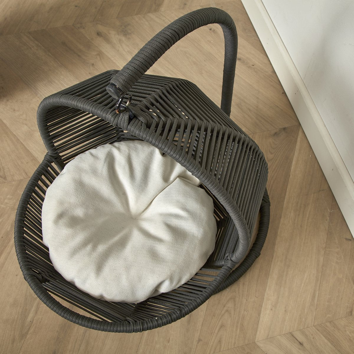  Veehaus - Odellia - Hangmat Voor Katten - Kattenmand - Kat Schommelnest - Katten Stoel - Kat Kasteel - Donker Grijs