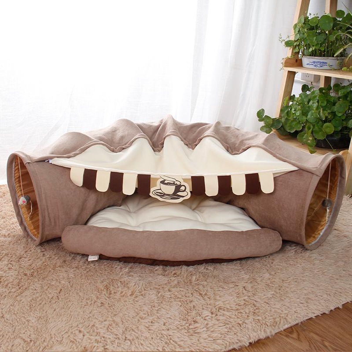  SODEAL Kattentunnel - Katten Huis - Tunnel Kat - Cat House - Kattenmand - Katten Tunnel