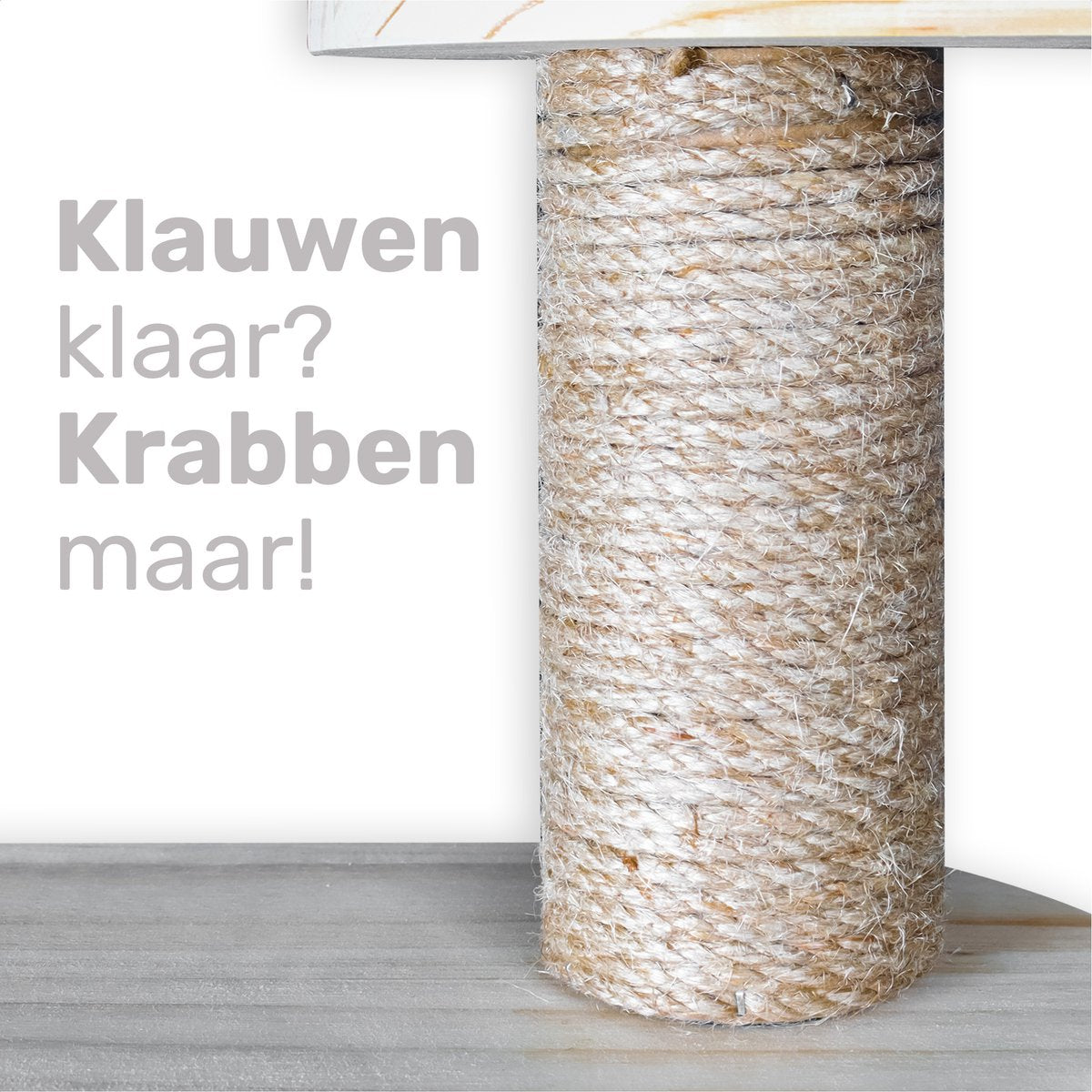  Katten Klimmuur - 4 Delig - Krabpaal - 5 Plateaus - Katten Klim Wand - Muur - Klimmuur Kat - Voor Grote Katten - Klimwand - Complete Set