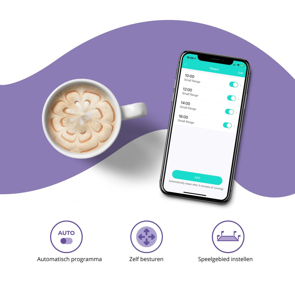  Pettadore - Laser Kattenspeeltjes - Smart Met Autoplay En Handmatig Via App