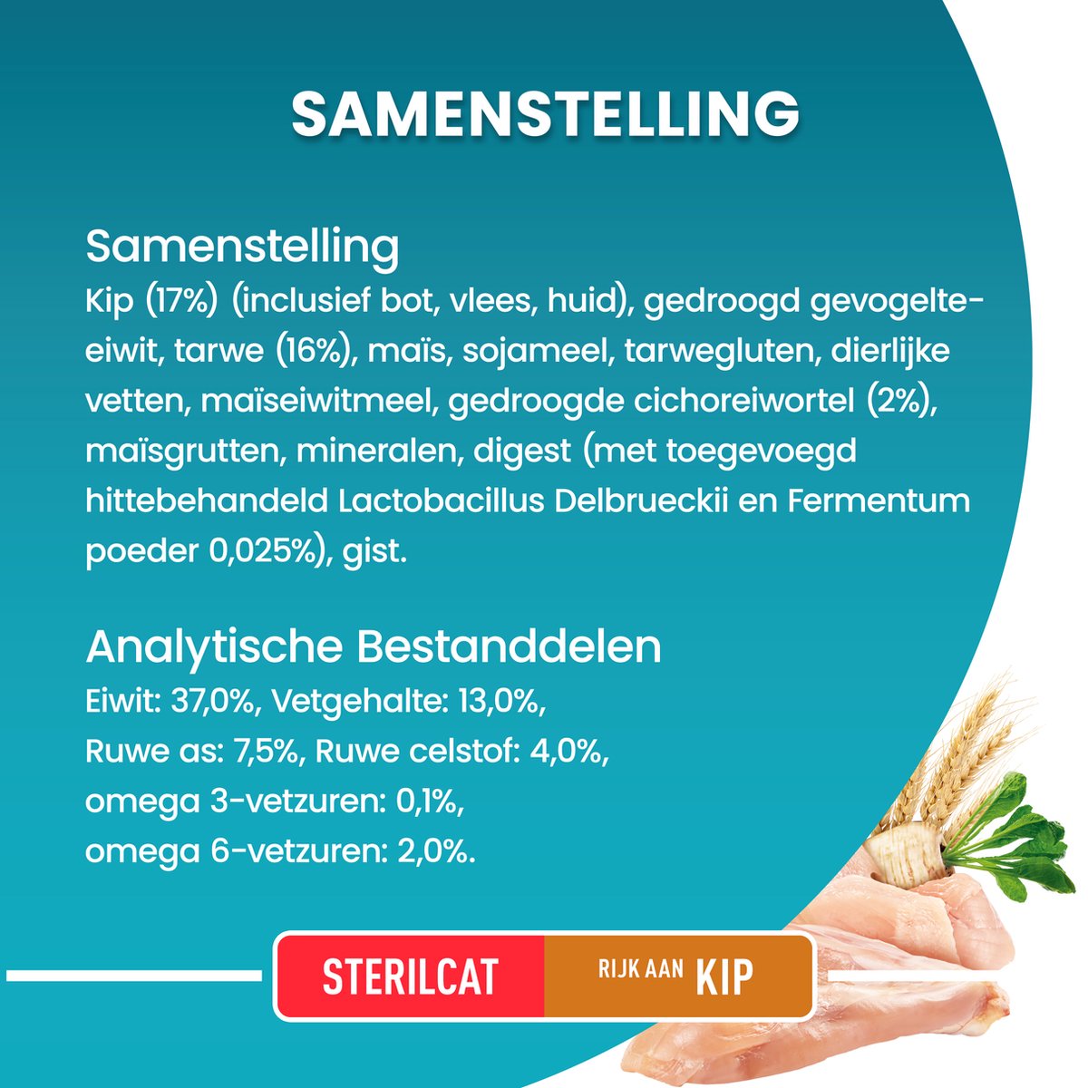  Purina ONE Sterilcat Adult - Kattenvoer Kip &amp; Tarwe - 6kg