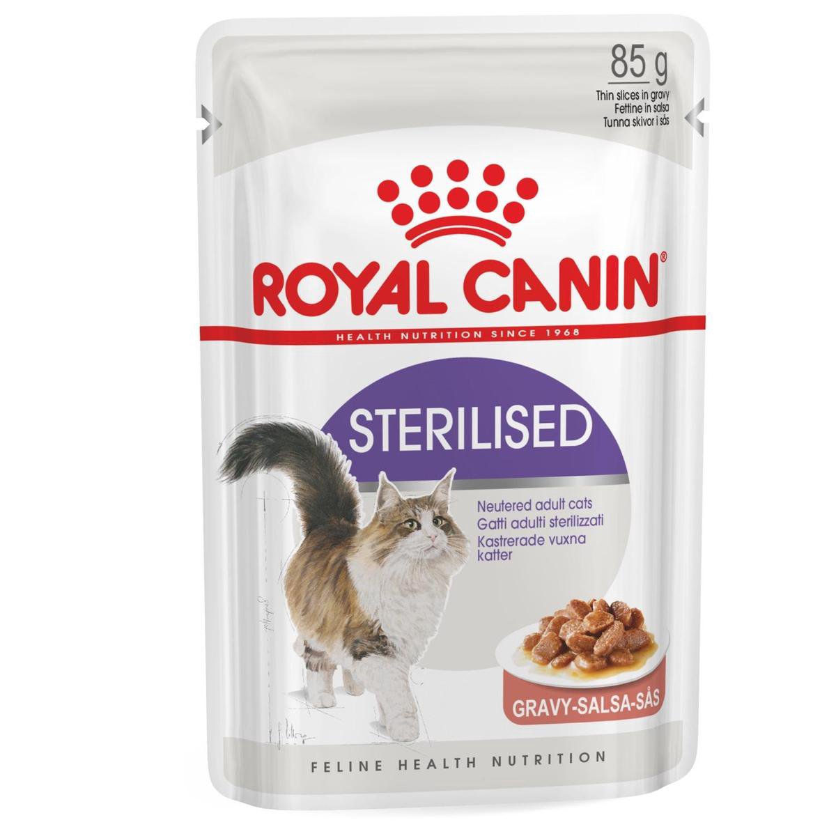  Royal Canin Feline Sterilised In Gravy (12X85 GR)