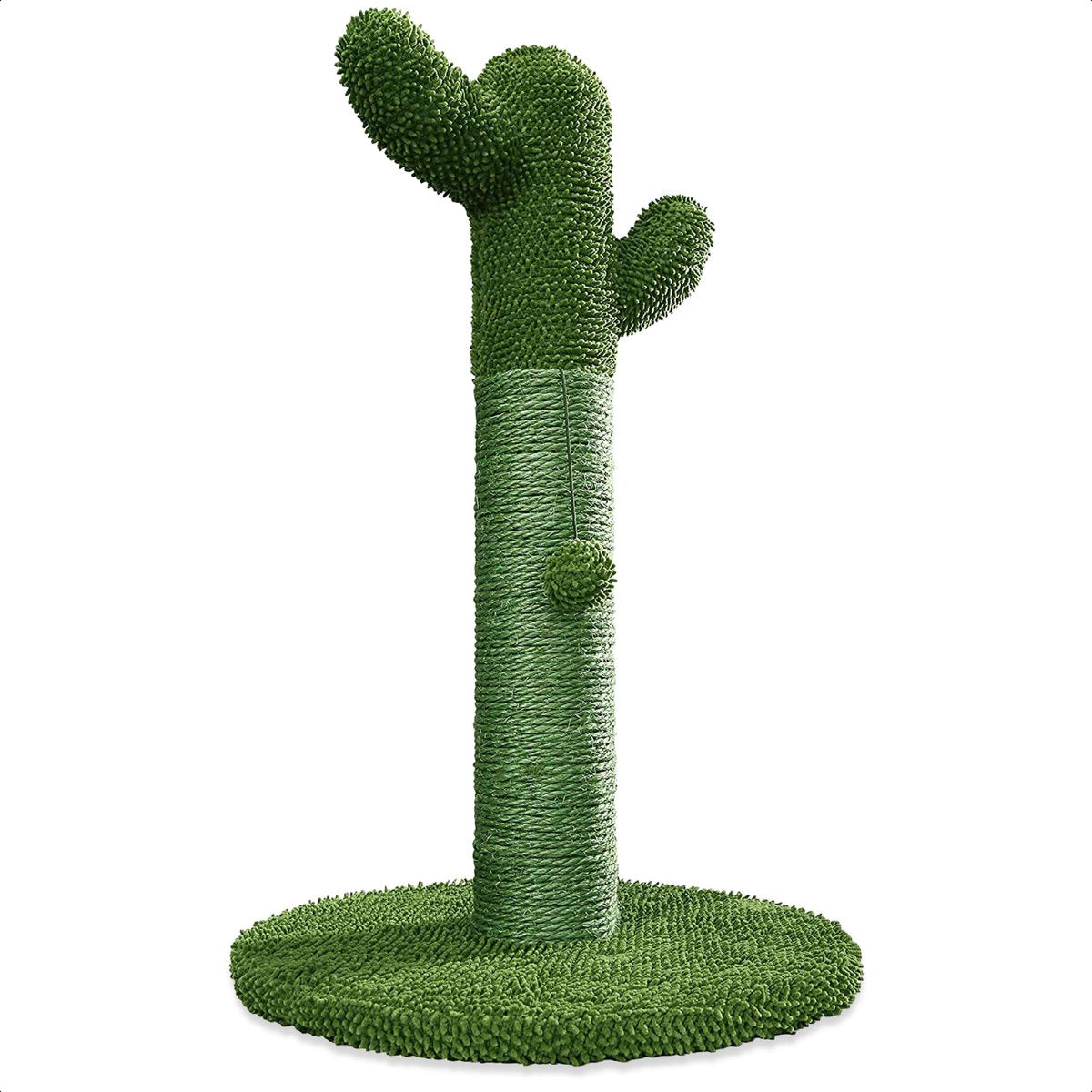  Krabpaal Voor Katten - Cactus - Met Kattenspeeltje - H 65 Cm