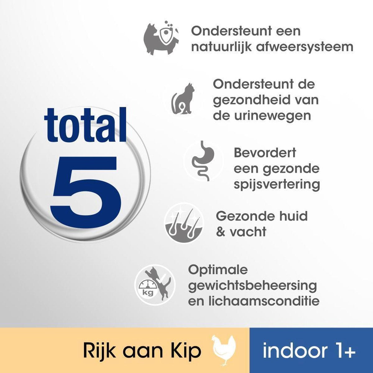  Perfect Fit Indoor 1+ Katten Droogvoer - Kip - 4 X 750 Gr