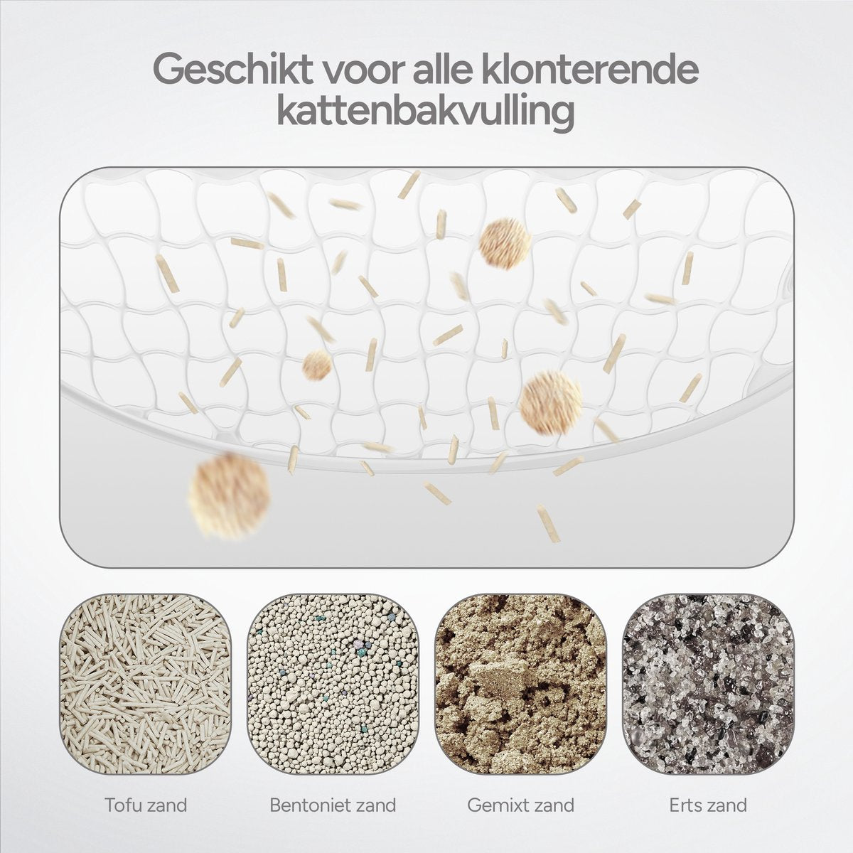  Petree Cube - Zelfreinigende Kattenbak - Automatisch - Bedienen Via De App - Katten - Anti-geur - 60 X 52 X 64 Cm