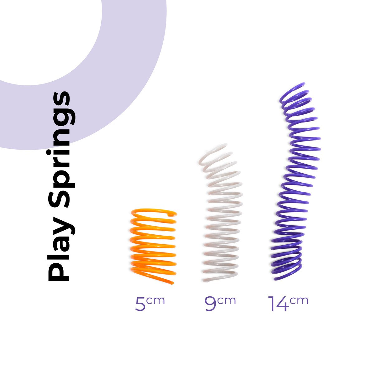  Pettadore Springs - Kattenveertjes - Kattenspeelgoed - Kattenspeeltjes - 9 Stuks
