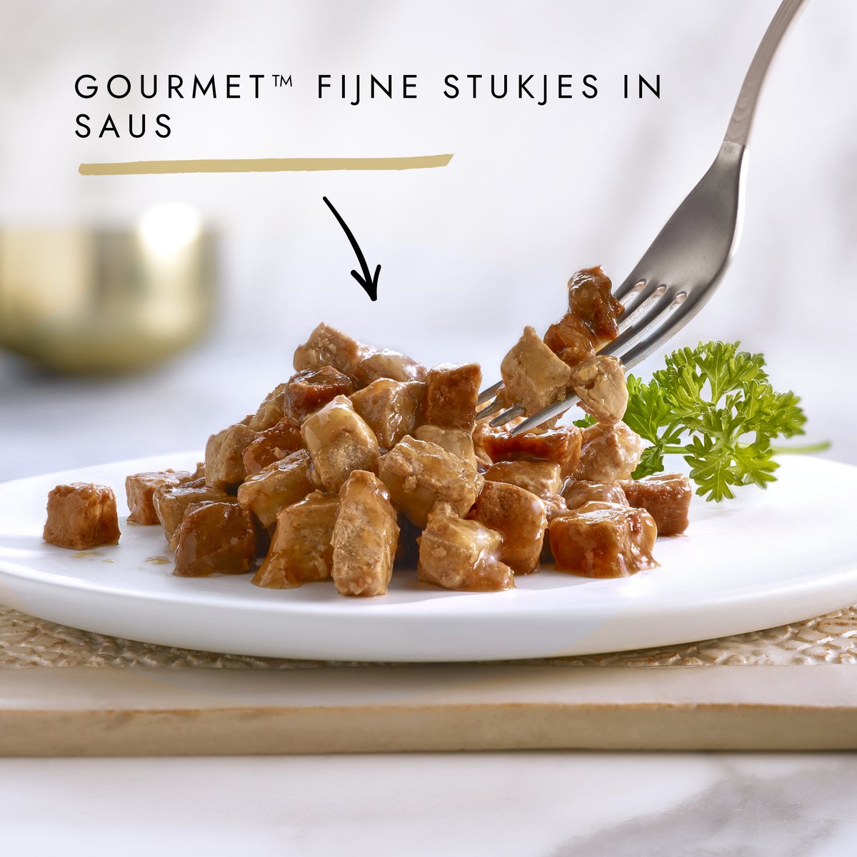  Gourmet Gold Fijne Hapjes In Saus - Kattenvoer Natvoer - Vis/Vlees - 96 X 85 Gr
