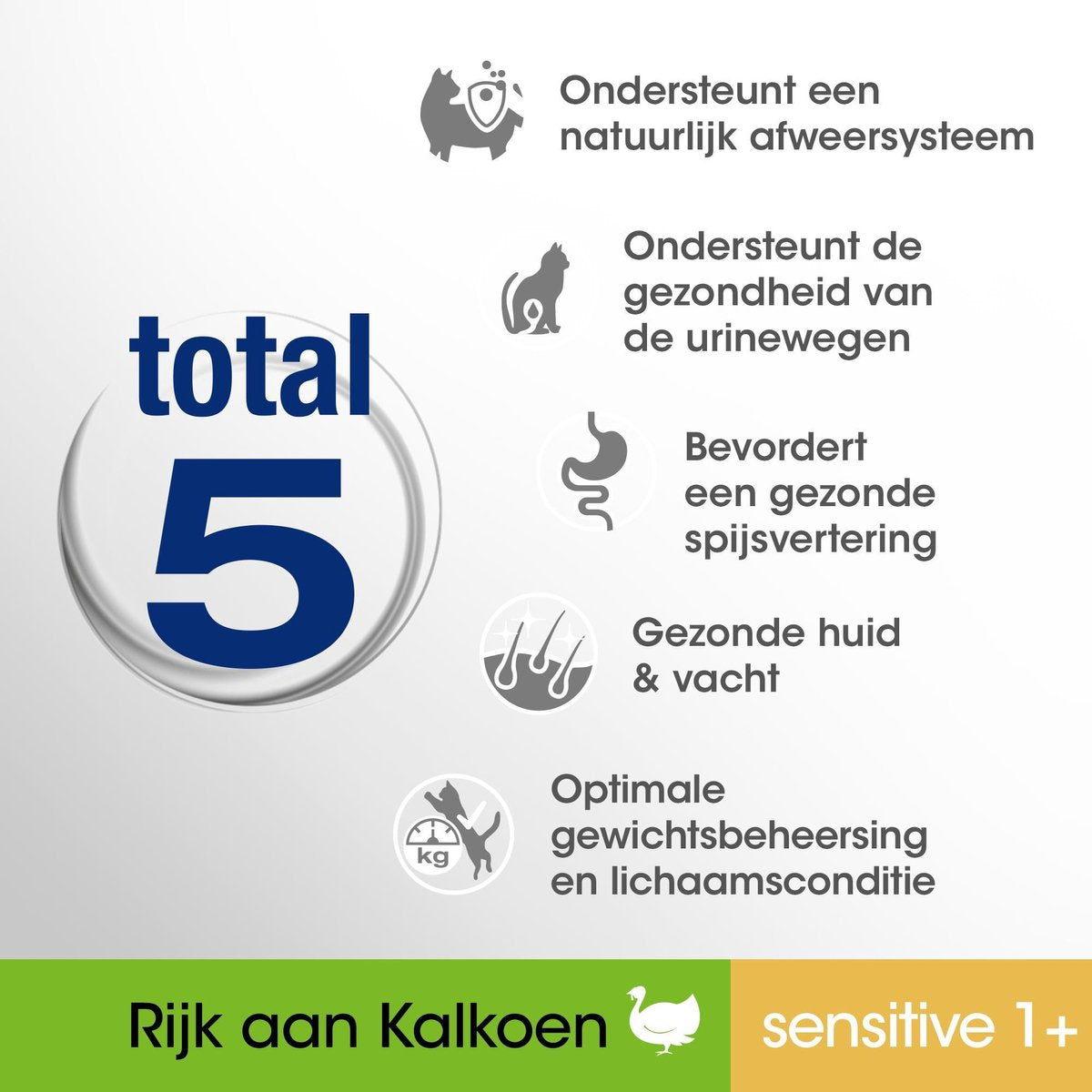  Perfect Fit Sensitive Adult 1+ Katten Droogvoer - Kalkoen - 4 X 750 Gr