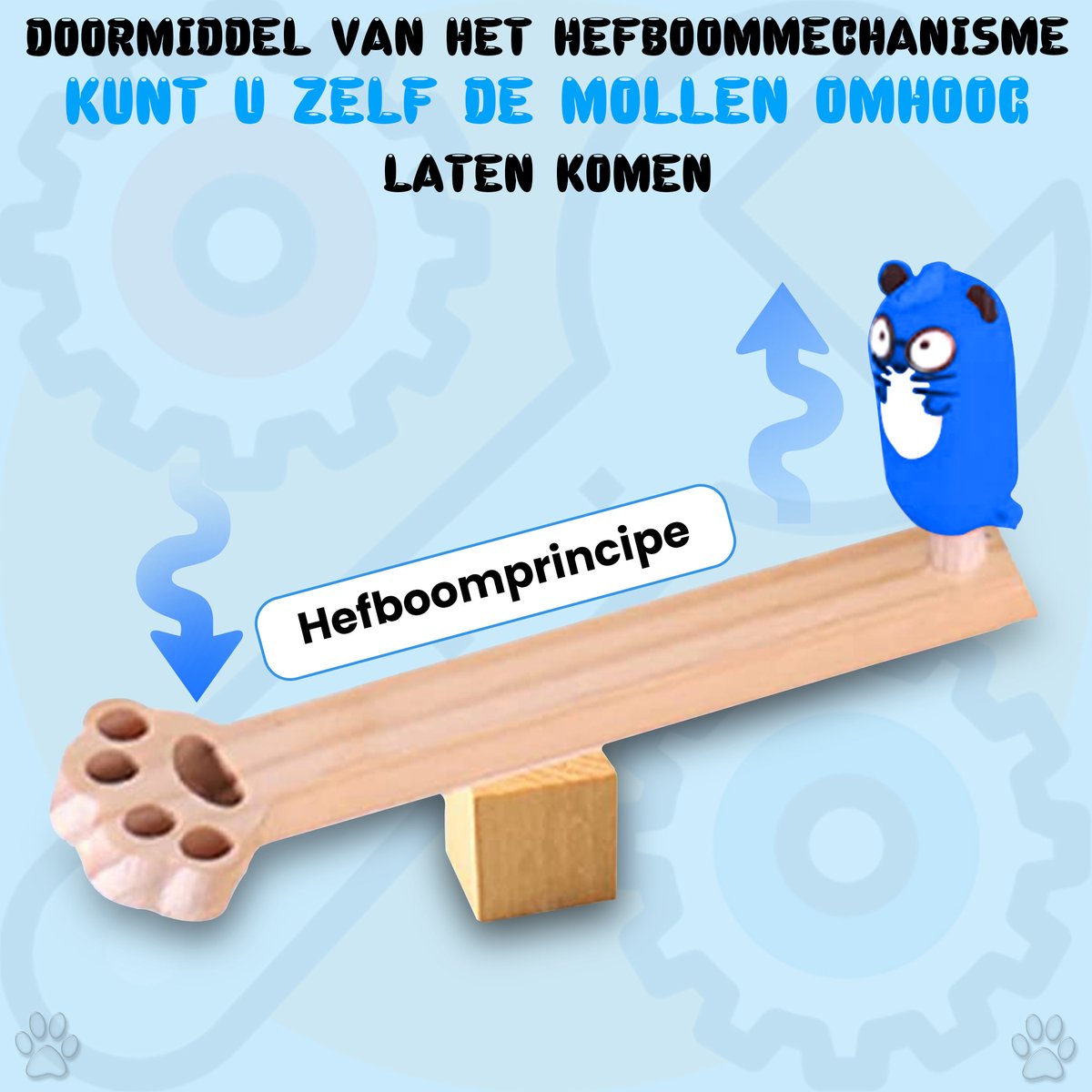  Sla De Mol Kattenspeeltje - Katten Speelgoed - Kattenspeelgoed - Kattenspeeltjes - Kattenspeeltjes Intelligentie - Kattenspeelgoed Intelligentie