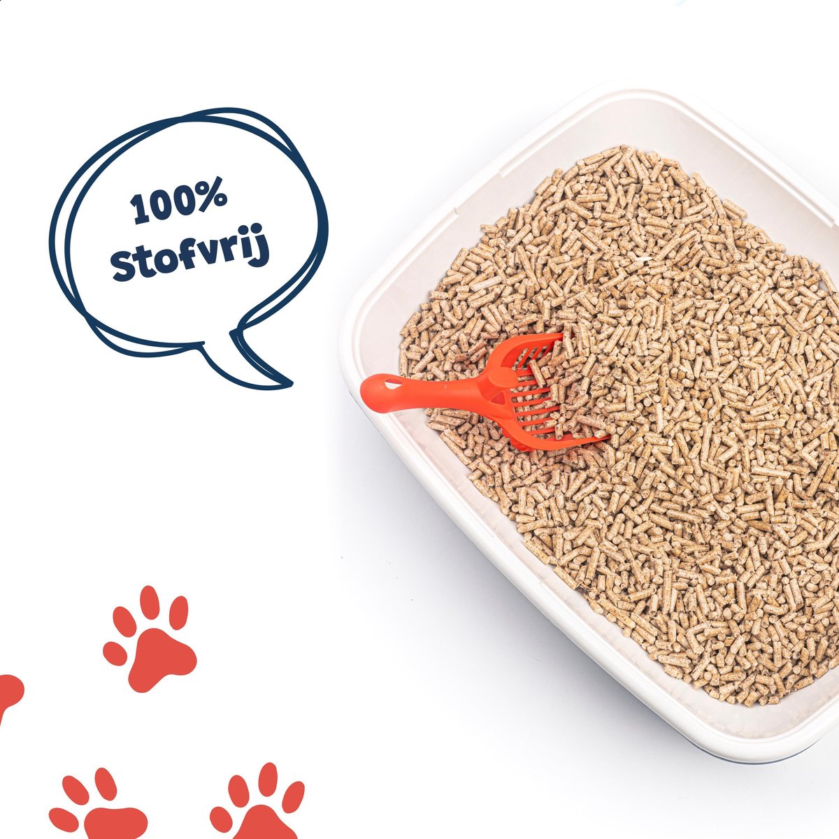  JC Pets Kattenbakvulling - 2 Zakken Houtkorrels X 16 L (32 L - 20 KG)