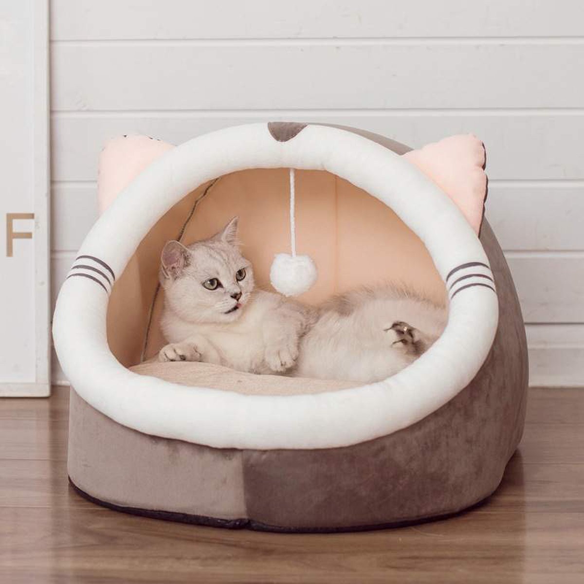  Kattenmand - Kattenhuis - Kattenbed - Kattenhangmat - Poezenmand - Kattenkussen - 40 Cm