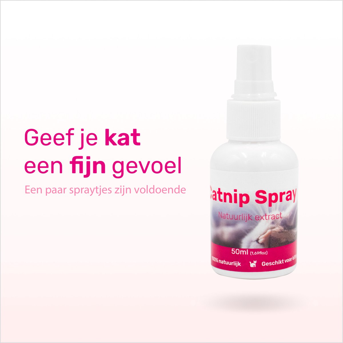 LBB - Catnip Spray 50ML - 100% Natuurlijk - CE Gekeurd - Kattenkruid Spray - Catnip Speelgoed - Valeriaan - Kat - Katten