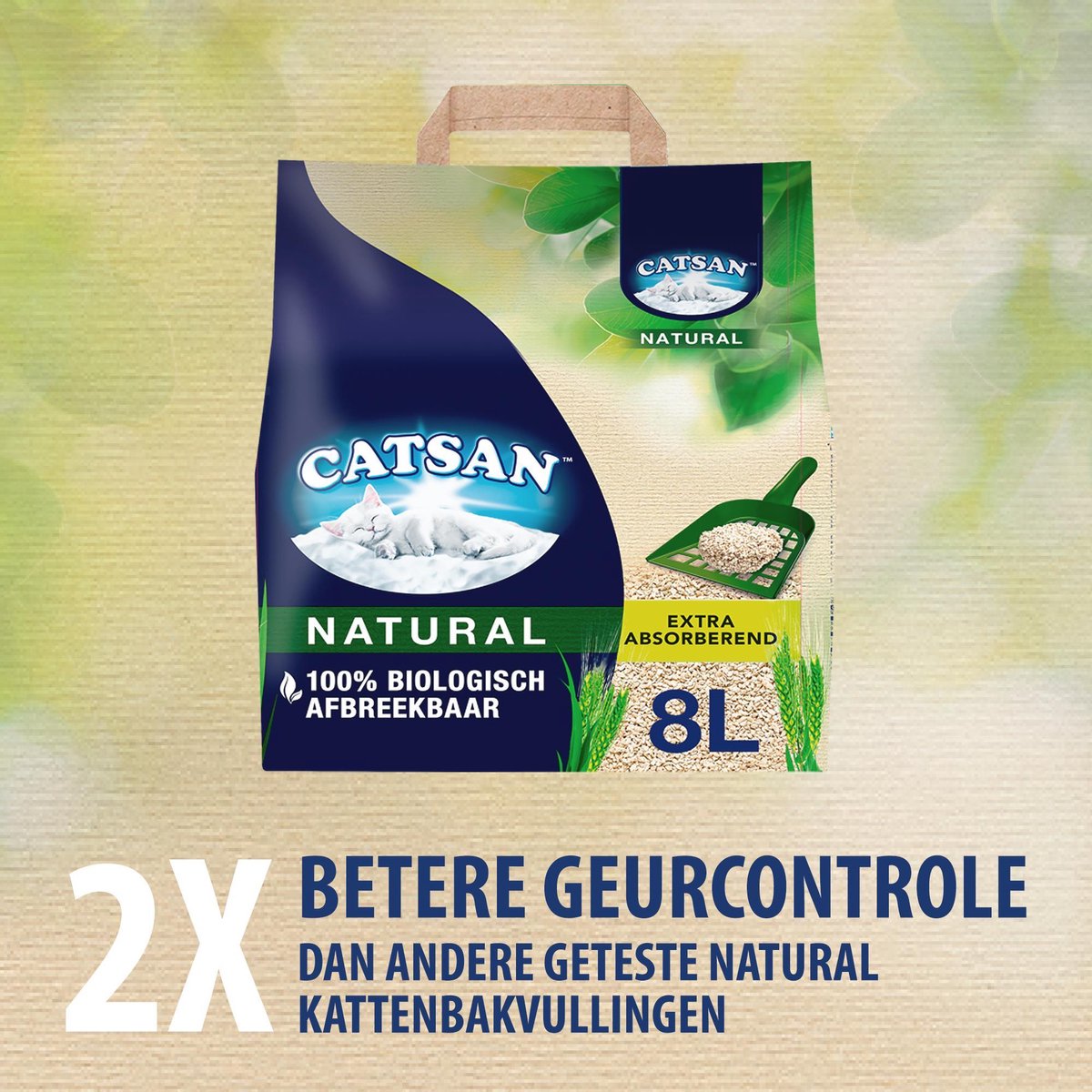  Catsan Natural Kattenbakvulling - 8 L