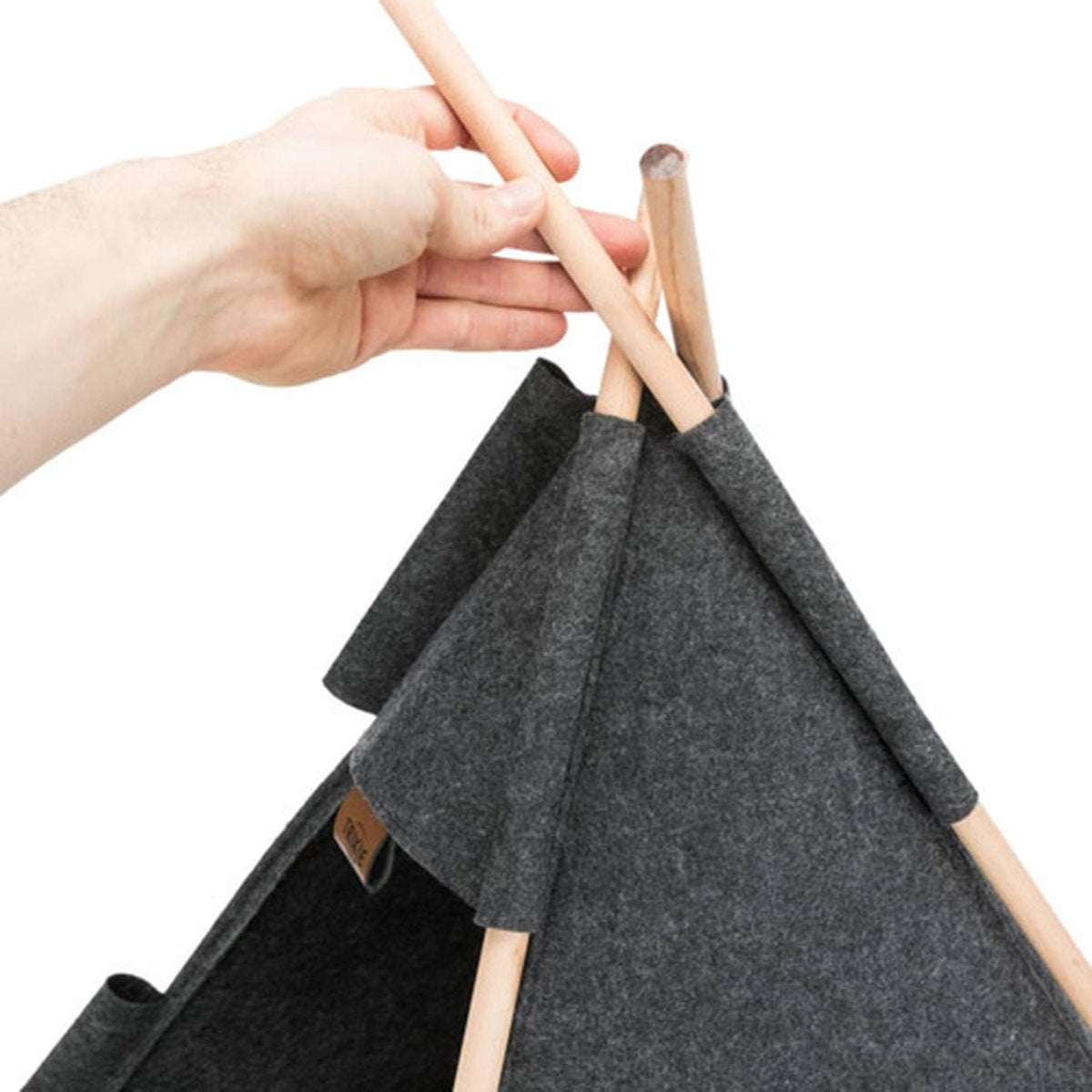  TRIXIE Huisdierengrot Tipi 55x65x55 Cm Vilt
