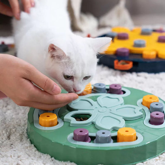  ZERO 90® Kattenspeelgoed Intelligentie - Kattenspeeltjes - Kattenspeelgoed Interactief – Kattenspeelgoed - Voerpuzzel Kat - Cat Activity - Activity Board – Voederpuzzel - Slowfeeder