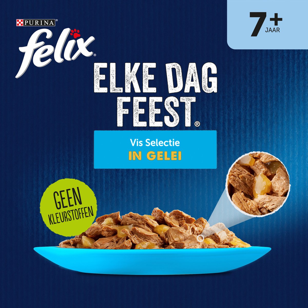 Felix Elke Dag Feest Vis Selectie In Gelei 7+ Jaar 12 X 85 Gr