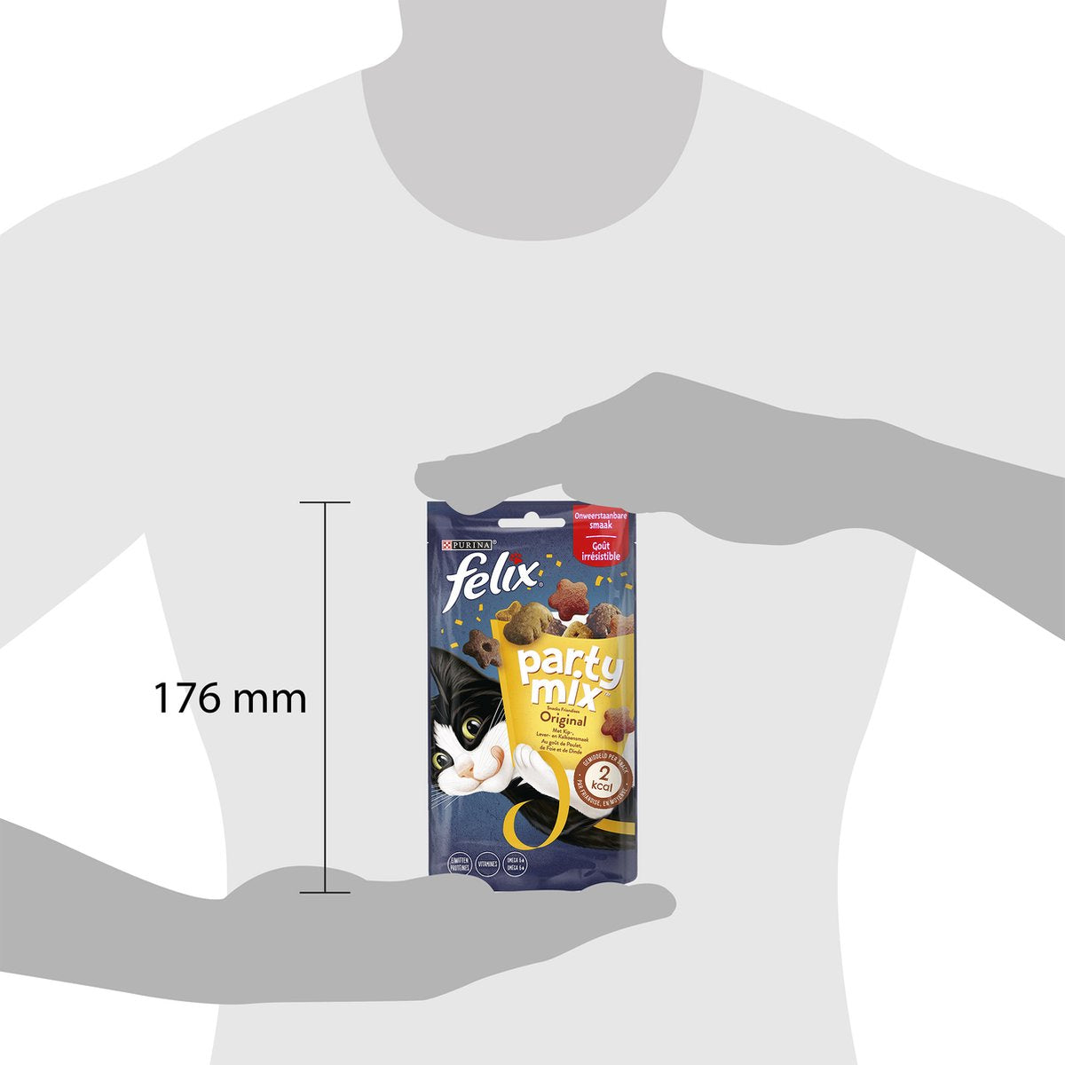  Felix Party Mix - Kattensnacks Original - 8 X 60g