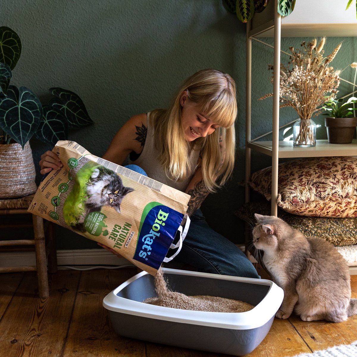  Biokat's Natural Care - 30 L - Kattenbakvulling - Klontvormend - Zonder Geur