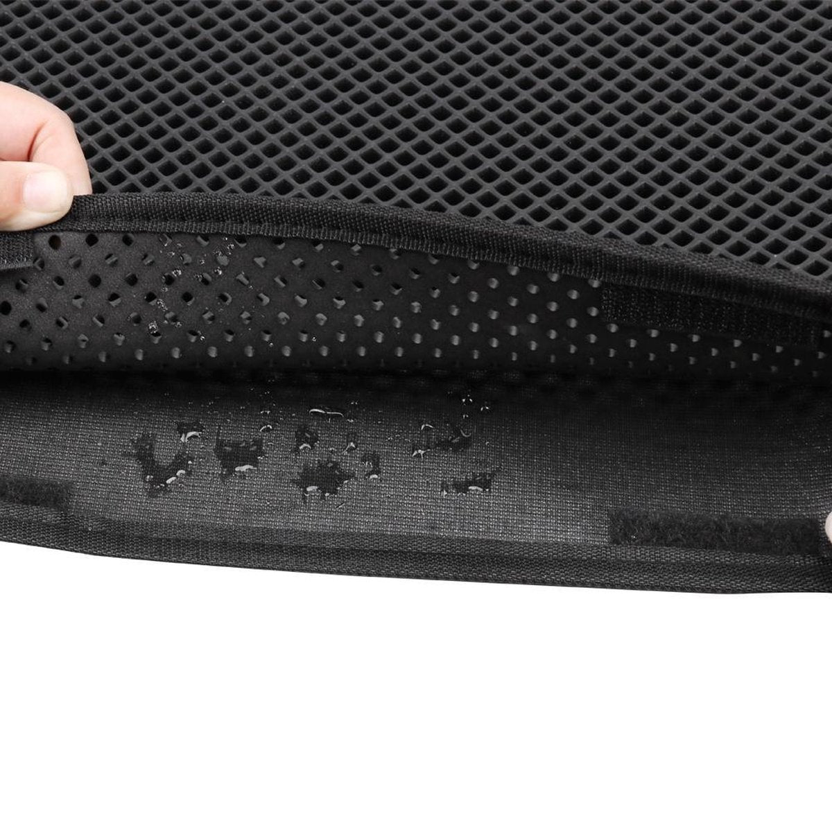  Lavida Home - Kattenbakmat - Grit Opvanger - 45 X 60 Cm - Dubbele Laag &amp; Waterdicht - Katten Mat - Katten Mat Met Opvangruimte Voor Grit - Katten Mat - Kat Benodigdheden - Kitten - Gritmat Voor Poes - Grijs