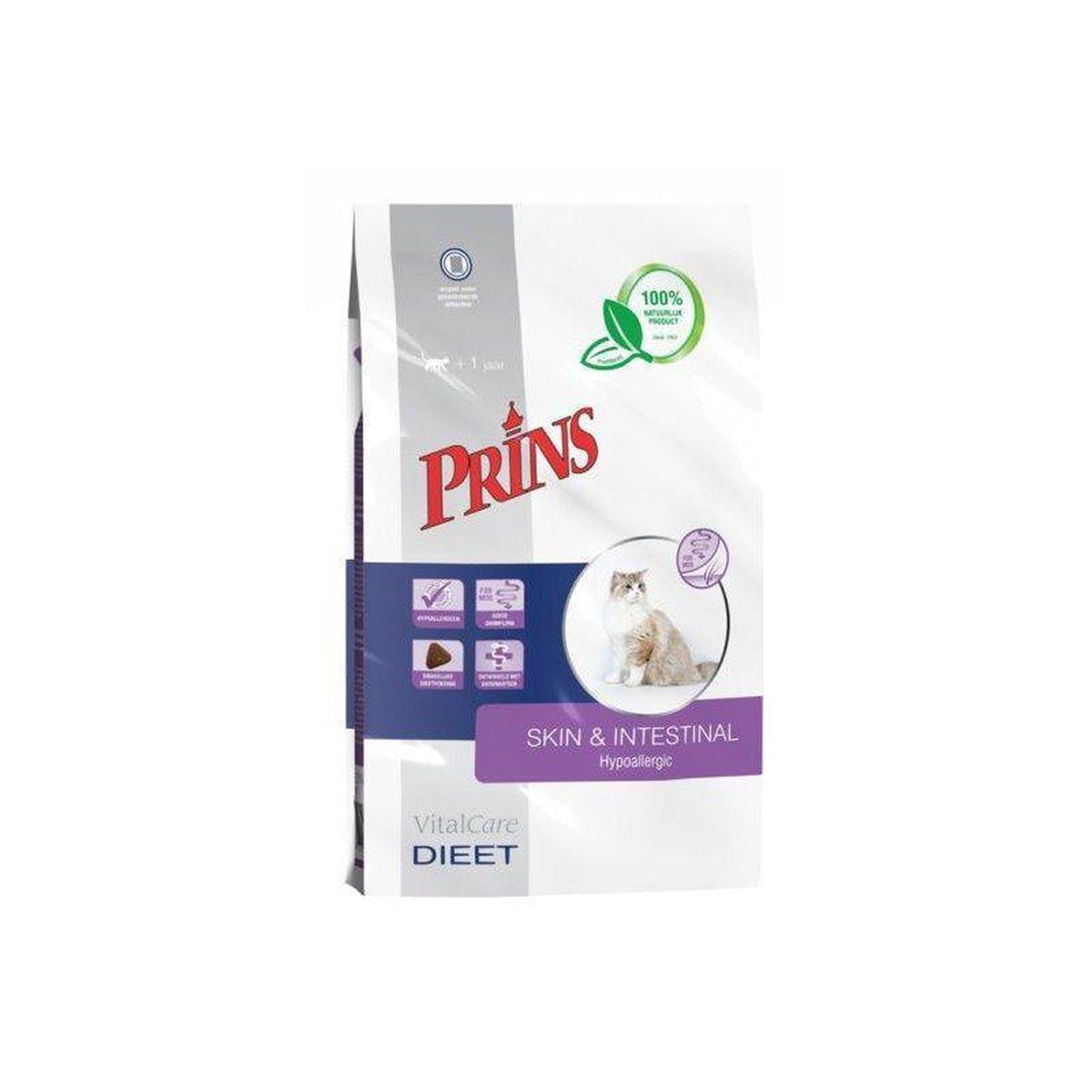  Prins VitalCare Dieetvoeding Skin &amp; Intestinal Hypoallergenic 5 Kg - Kat
