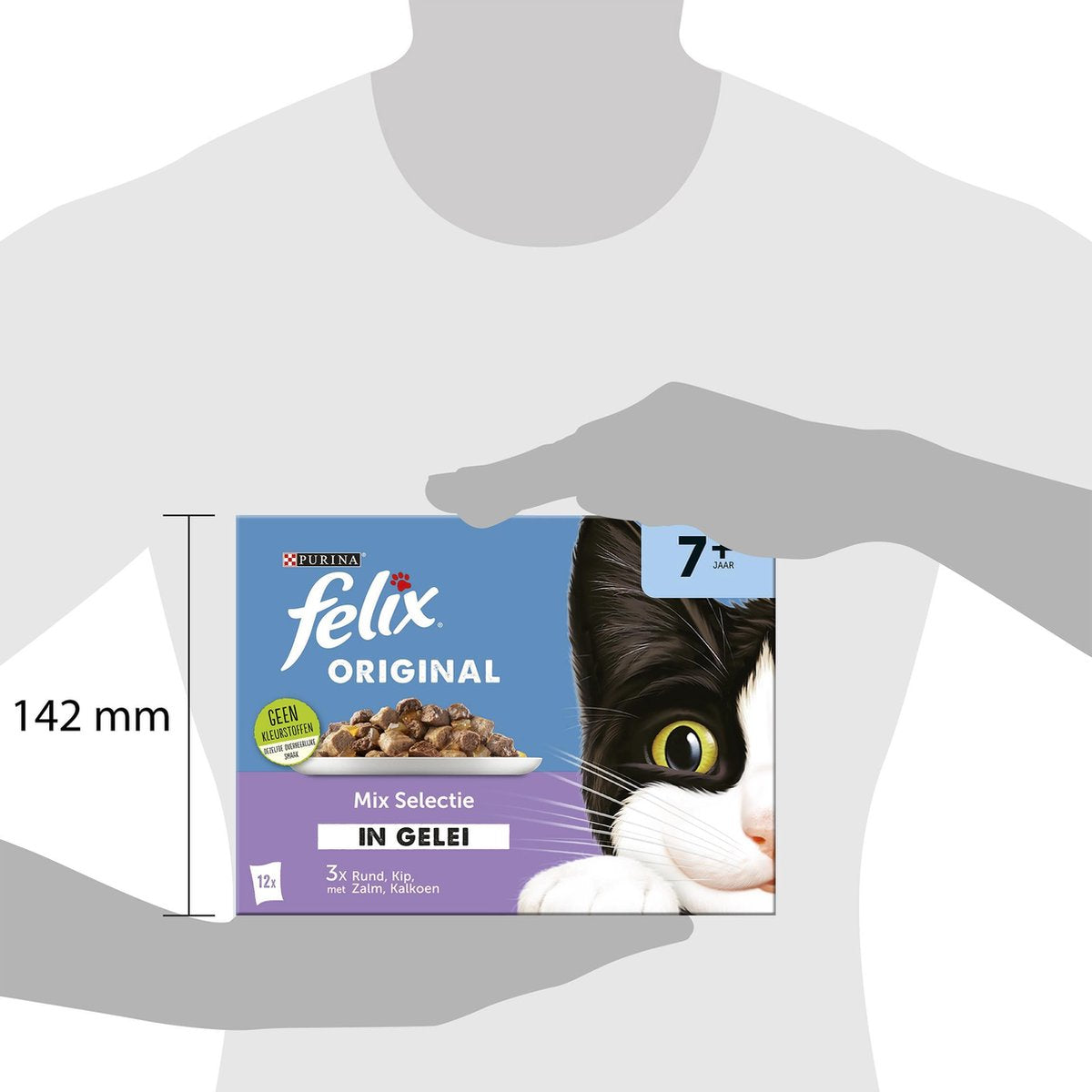  Felix Original Mix Senior 7+ In Gelei - Katten Natvoer - 4x12x85 Gr