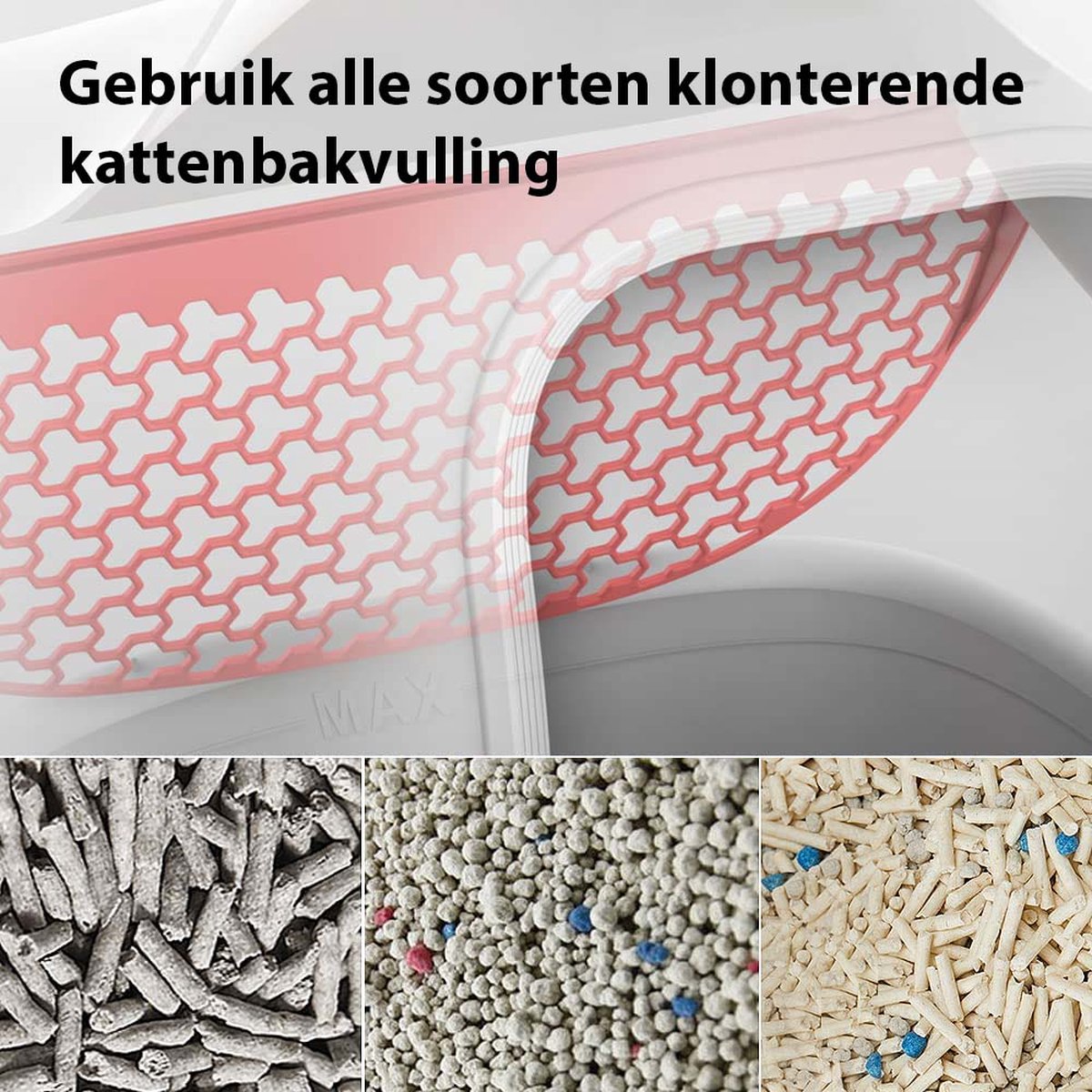  PETKIT® Pura MAX – Automatische Kattenbak – Elektrisch – Kattenbak Zelfreinigend – Bedienen Via De App
