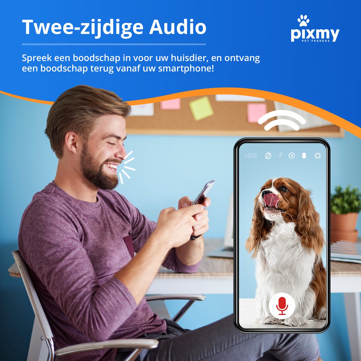  PIXMY - Automatische Voerbak Kat - 4L - Wi-Fi - Met App En Full HD Camera - Voerbak Kat
