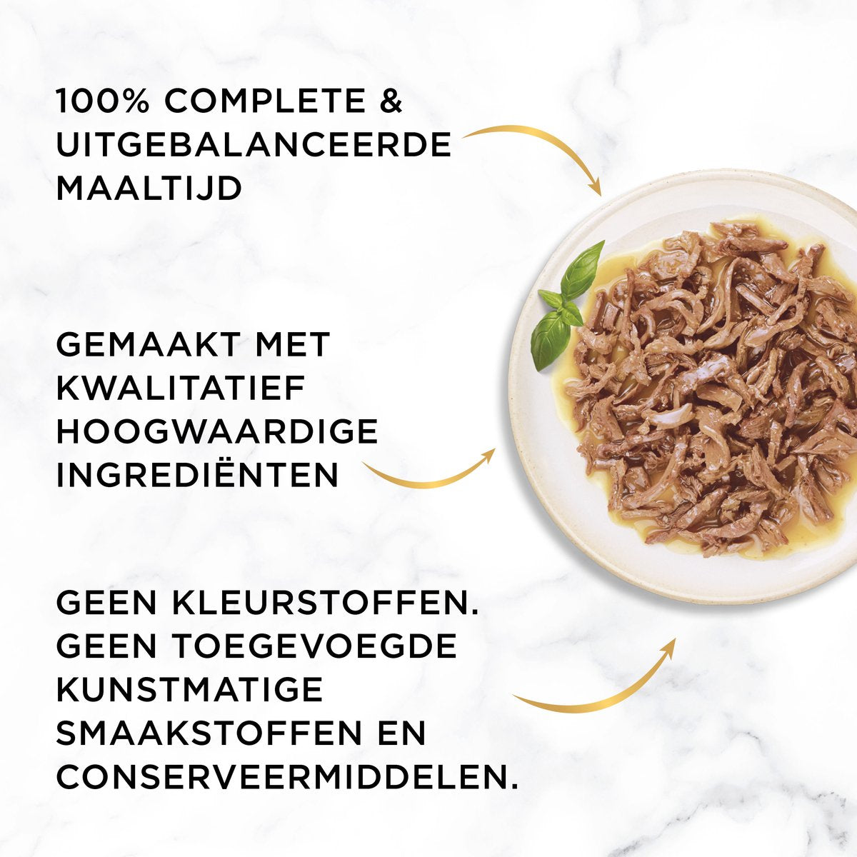  Gourmet Gold Malse Lekkernijen - Kattenvoer Natvoer – Met Zeevis – 24 X 85 Gr