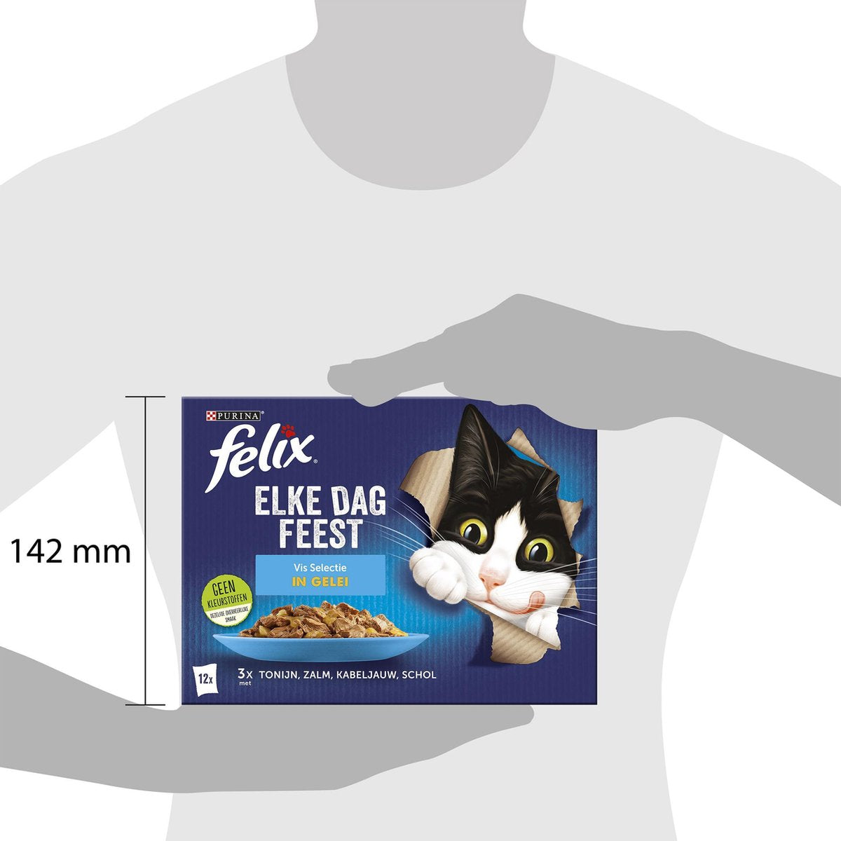  Felix Elke Dag Feest Vis Selectie In Gelei - Katten Natvoer - 4x12x85 Gr