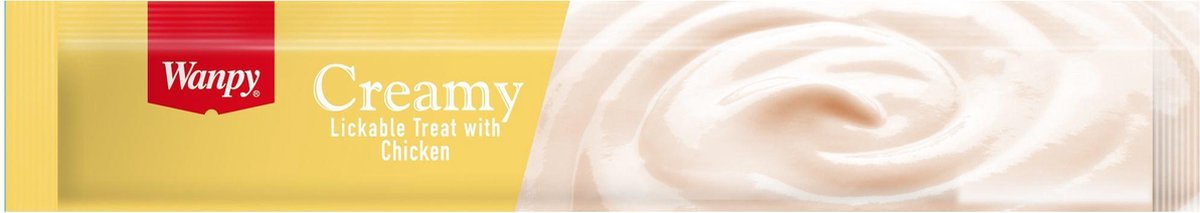 Wanpy Creamy Lickable Treats Kip - Voordeelbundel 5 Stuks - Kattensnack