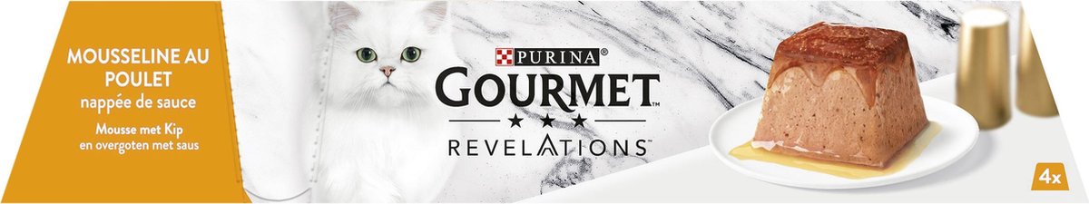  Gourmet Revelations Mousse - Kattenvoer Natvoer - Kip - 24 X 57 G