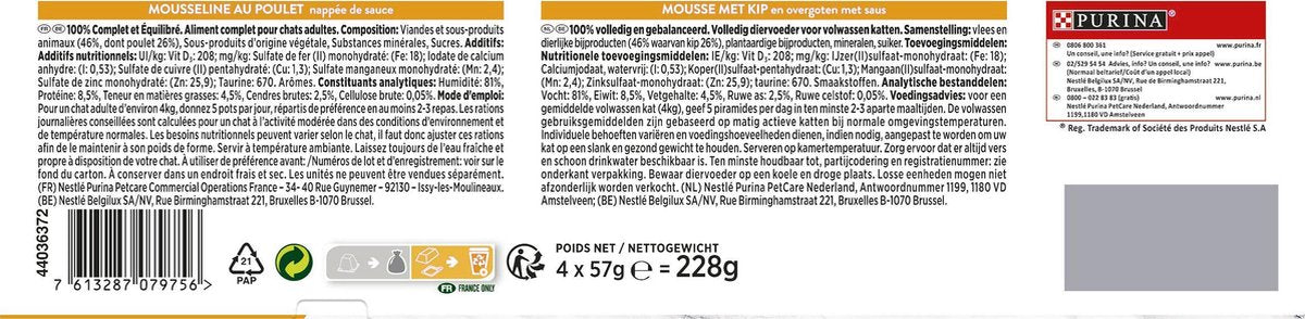  Gourmet Revelations Mousse - Kattenvoer Natvoer - Kip - 24 X 57 G