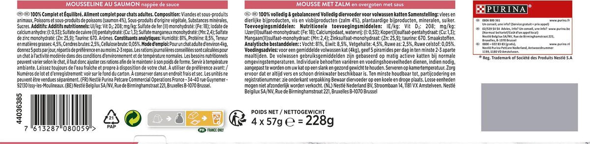  Gourmet Revelations Mousse - Kattenvoer Natvoer - Zalm - 24 X 57 G