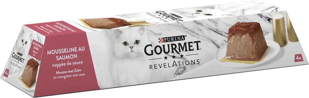  Gourmet Revelations Mousse - Kattenvoer Natvoer - Zalm - 24 X 57 G