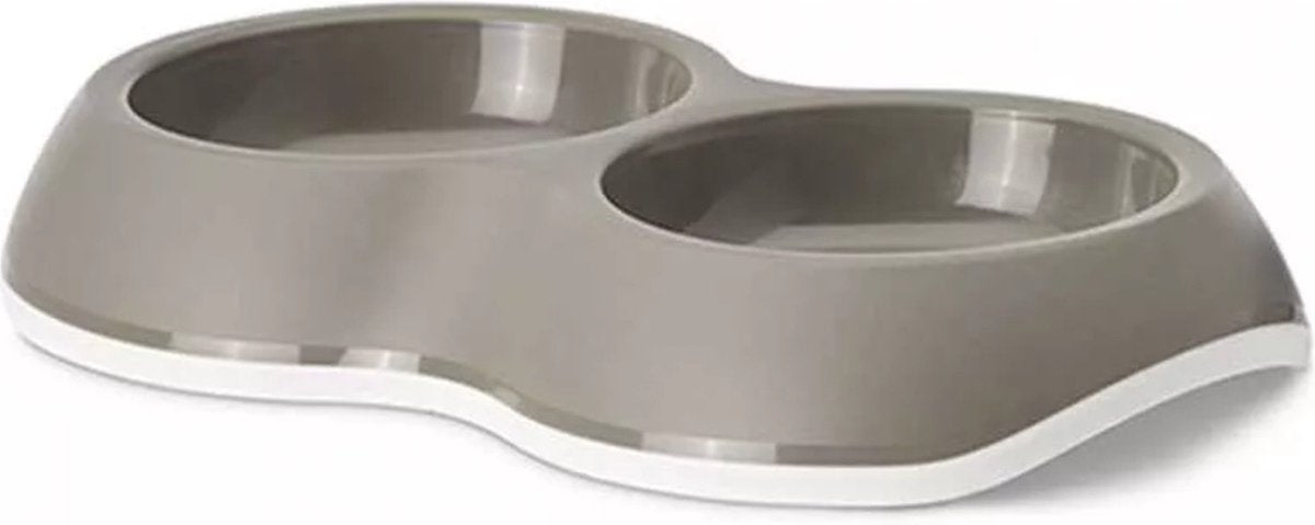  Savic Voerbak Delice Double - Hondenvoerbak - 26x16x4 Cm - Assorti - Geschikt Voor Honden En Katten