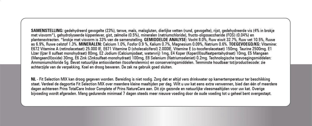  Prins Fit Selection Mix 10 Kg