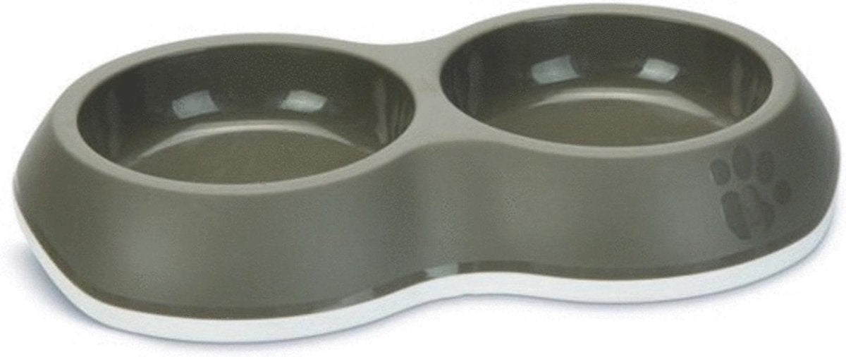 Savic Voerbak Delice Double - Hondenvoerbak - 26x16x4 Cm - Assorti - Geschikt Voor Honden En Katten