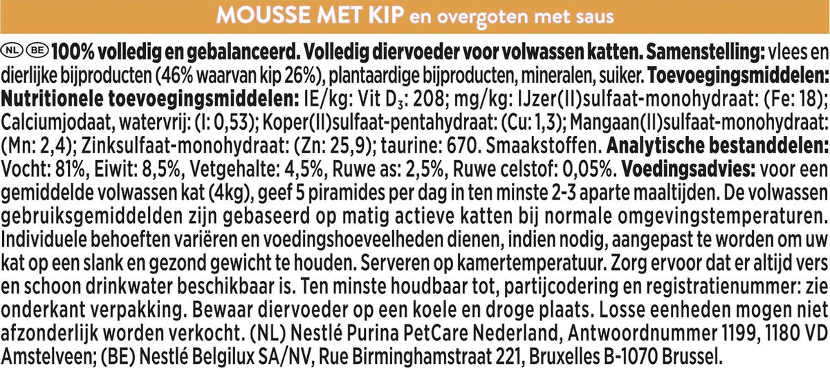  Gourmet Revelations Mousse - Kattenvoer Natvoer - Kip - 24 X 57 G
