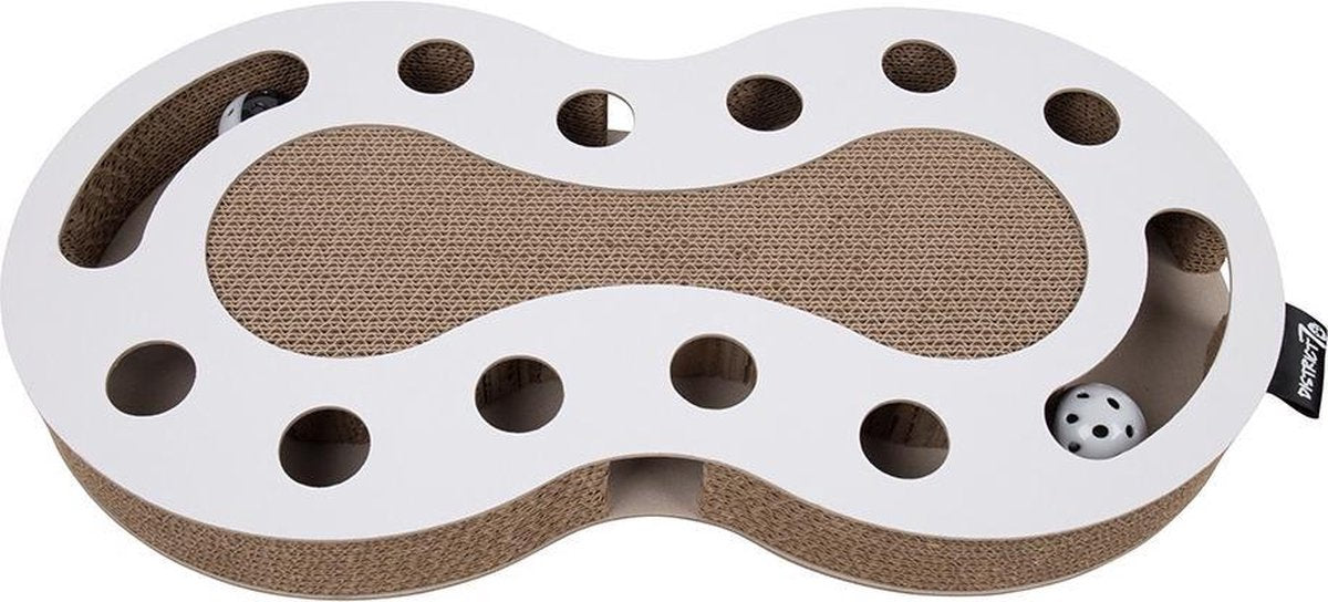  Interactief Design Krabspeelgoed Voor Katten Van Duurzaam Karton - District 70 SNAKE - Zwart