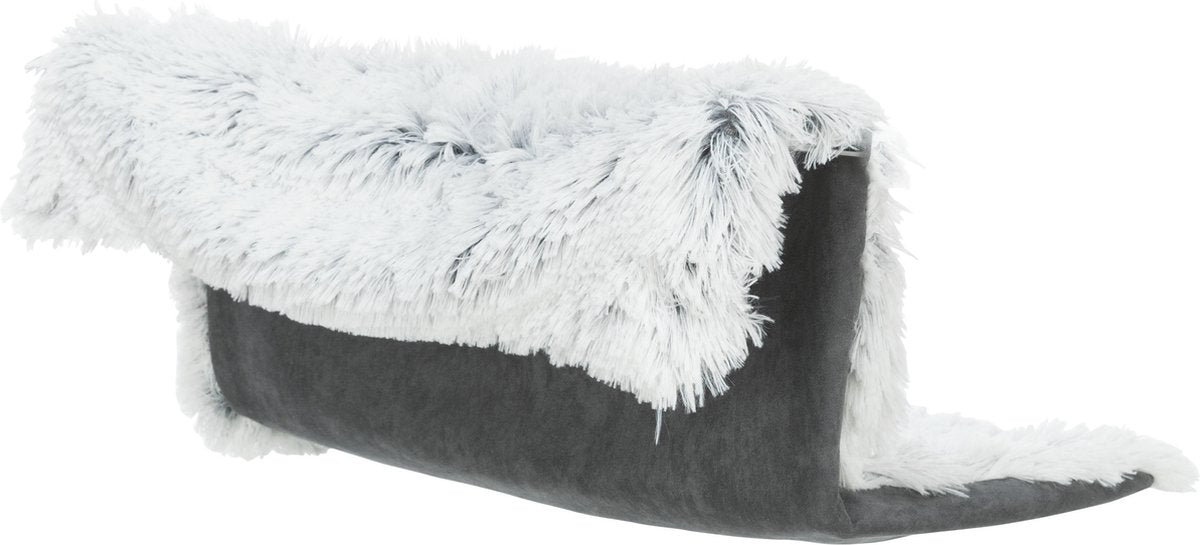  Trixie Radiator Hangmat Harvey Langhaar Pluche / Velours Wit Zwart - 45X31X26 CM