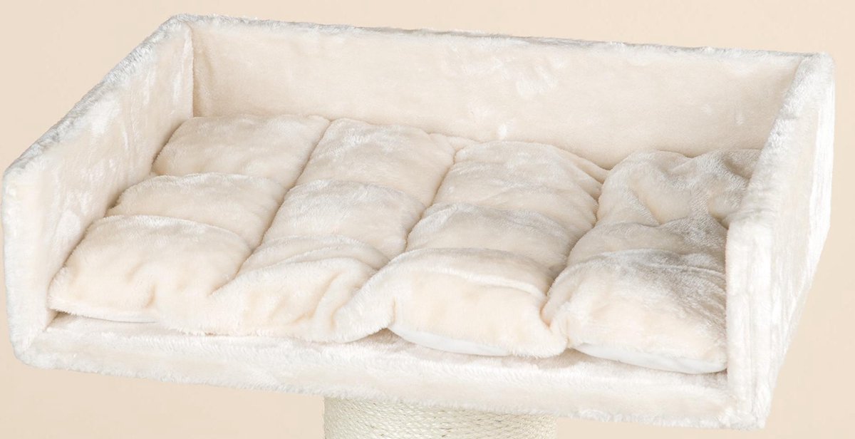  RHR Quality Royalty Krabpaal - Crème/wit - 60 X 60 X 155 Cm