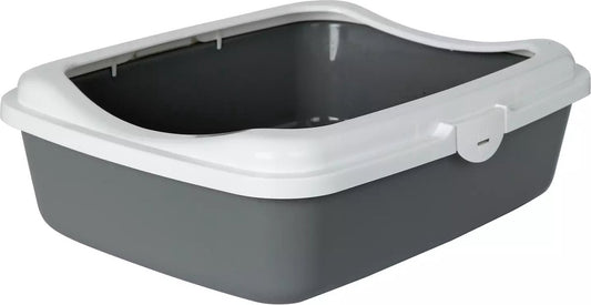  Pawise Kattenbak Laag Model - Open Kattenbak - Duurzaam En Gebruiksvriendelijk - 48x36 Cm - Plastic - Kleur Assorti