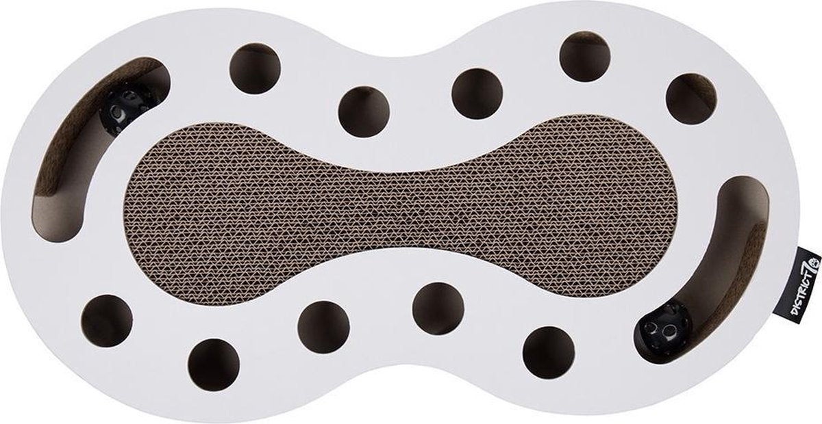  Interactief Design Krabspeelgoed Voor Katten Van Duurzaam Karton - District 70 SNAKE - Zwart