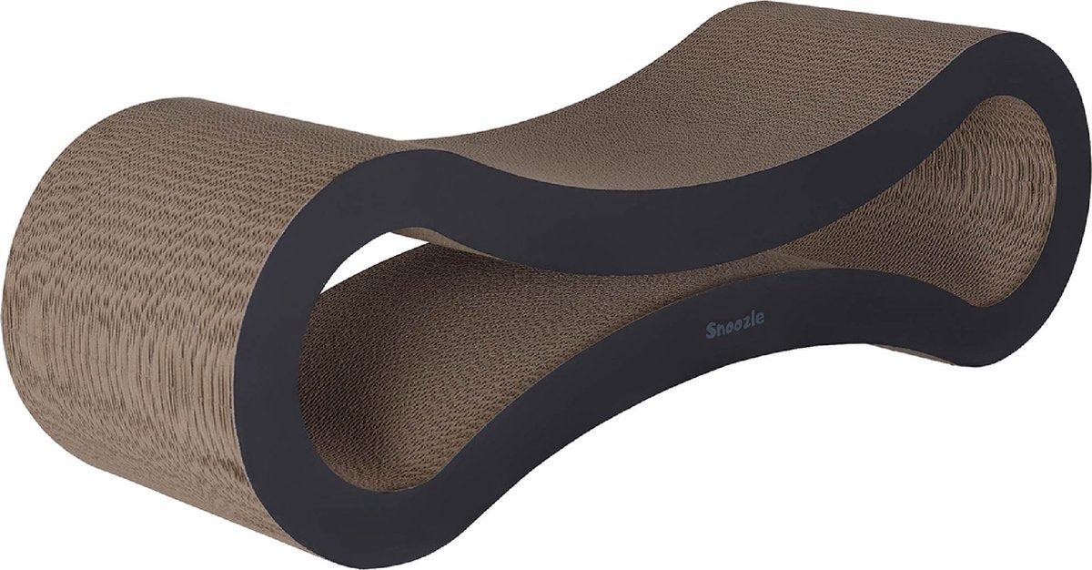  Snoozle Loop Krabpaal Voor Katten - Zwart - 86cm - Krabmeubel Voor Grote Katten - Karton