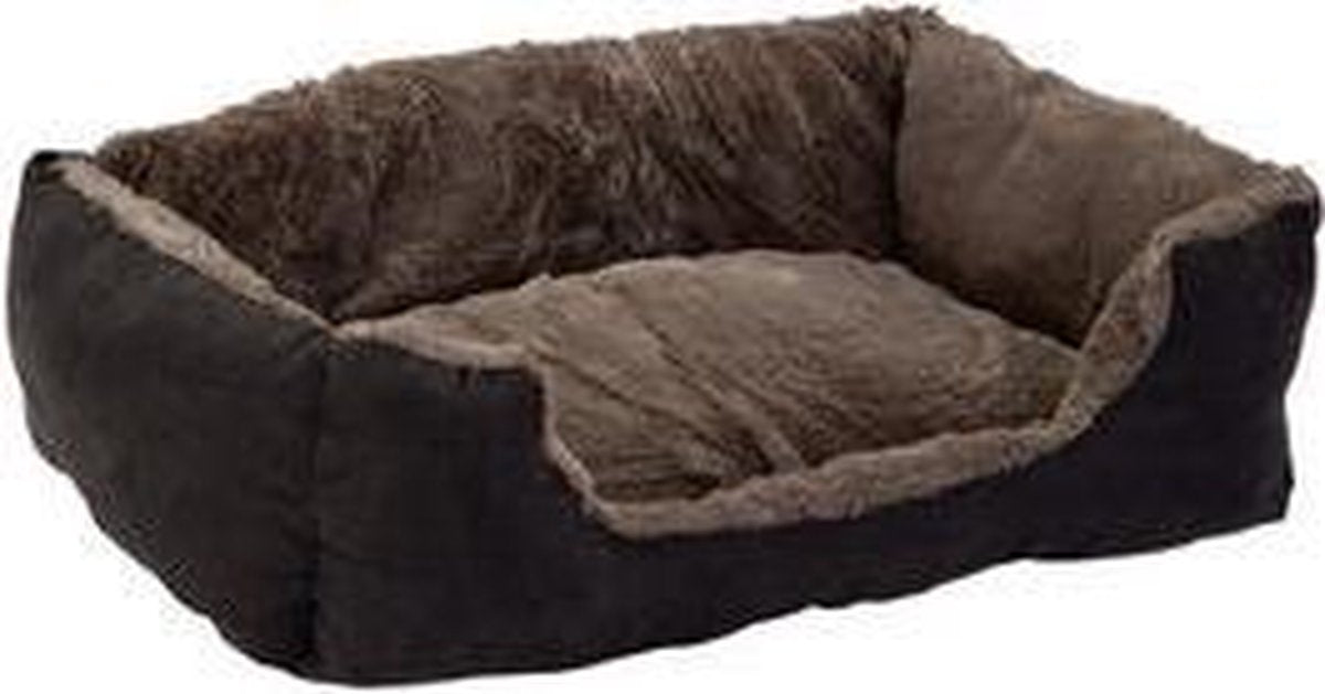  Beeztees Baboo - Kattenmand - Taupe/Zwart - 48x37x18 Cm