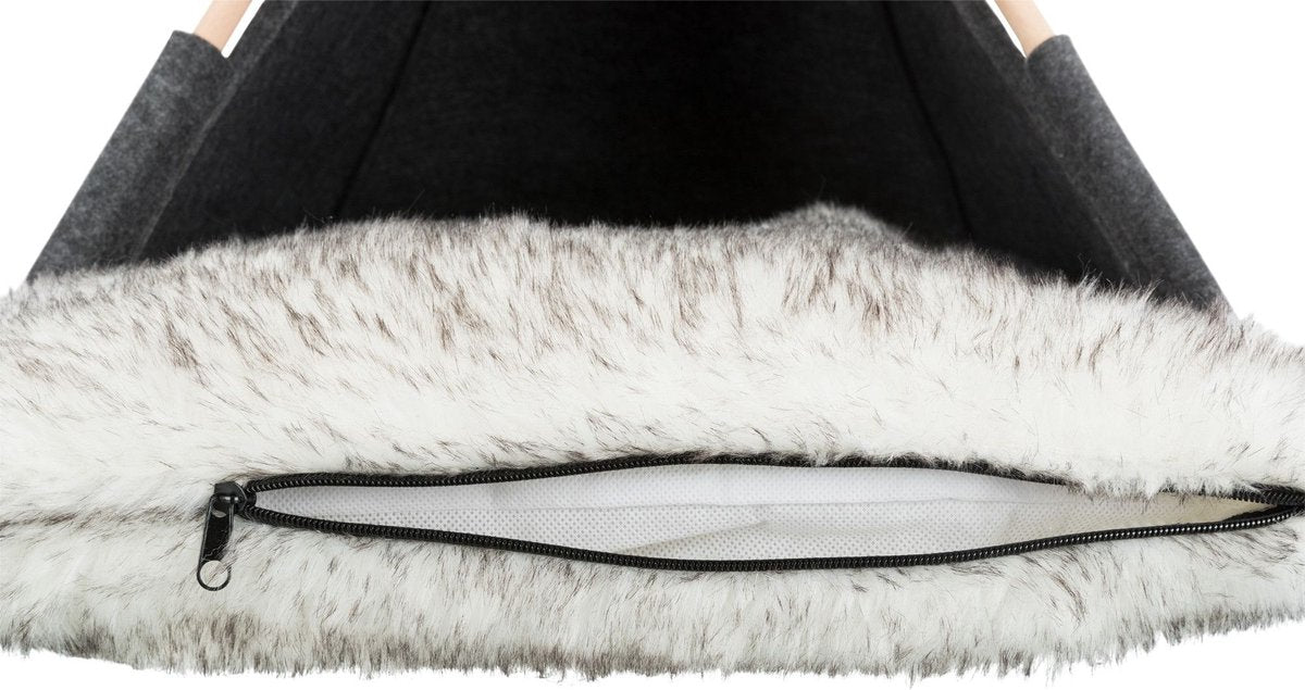  TRIXIE Huisdierengrot Tipi 55x65x55 Cm Vilt