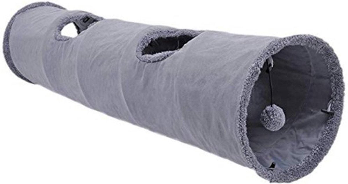  Kattentunnel Of Puppy Tunnel - 130x30 - Grijs - Speeltunnel