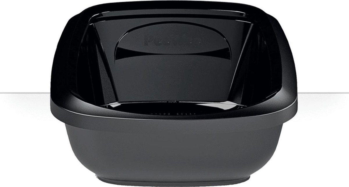  PeeWee EcoGranda XXL Kattenbak Startpakket Zwart/Antraciet - 66,5 X 48,5 X 28 Cm