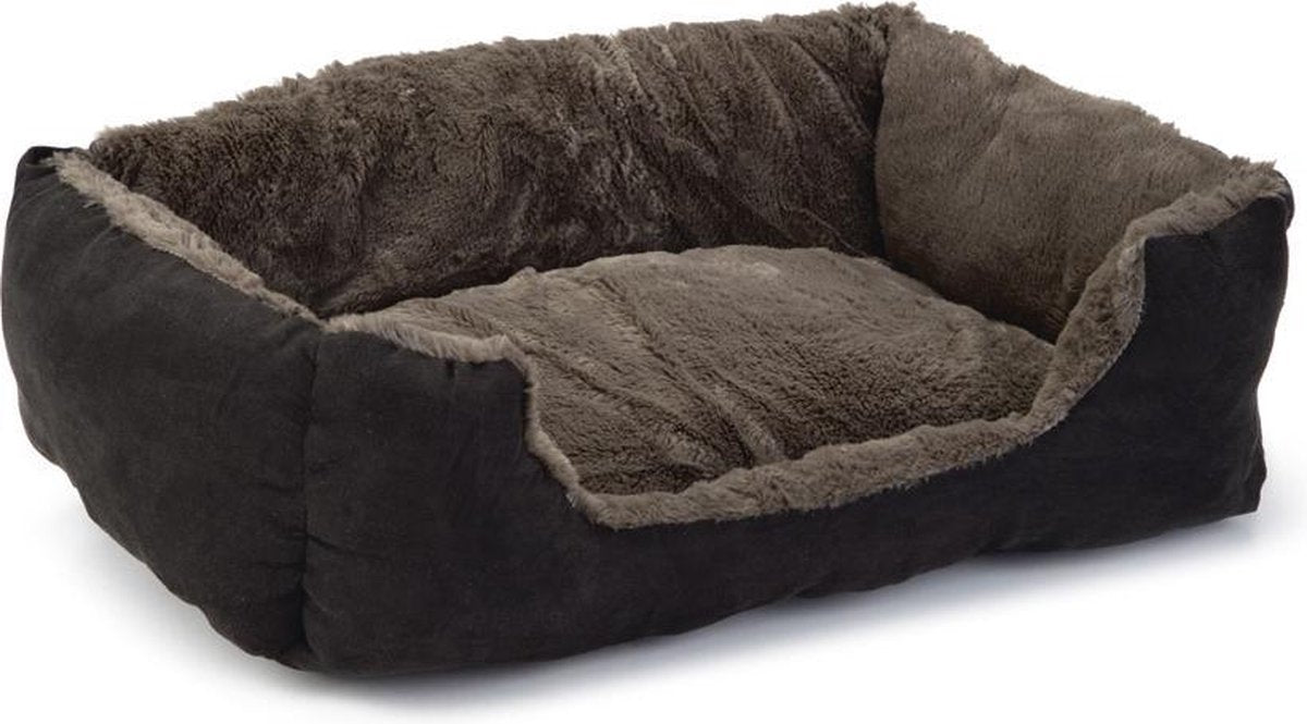  Beeztees Baboo - Kattenmand - Taupe/Zwart - 48x37x18 Cm