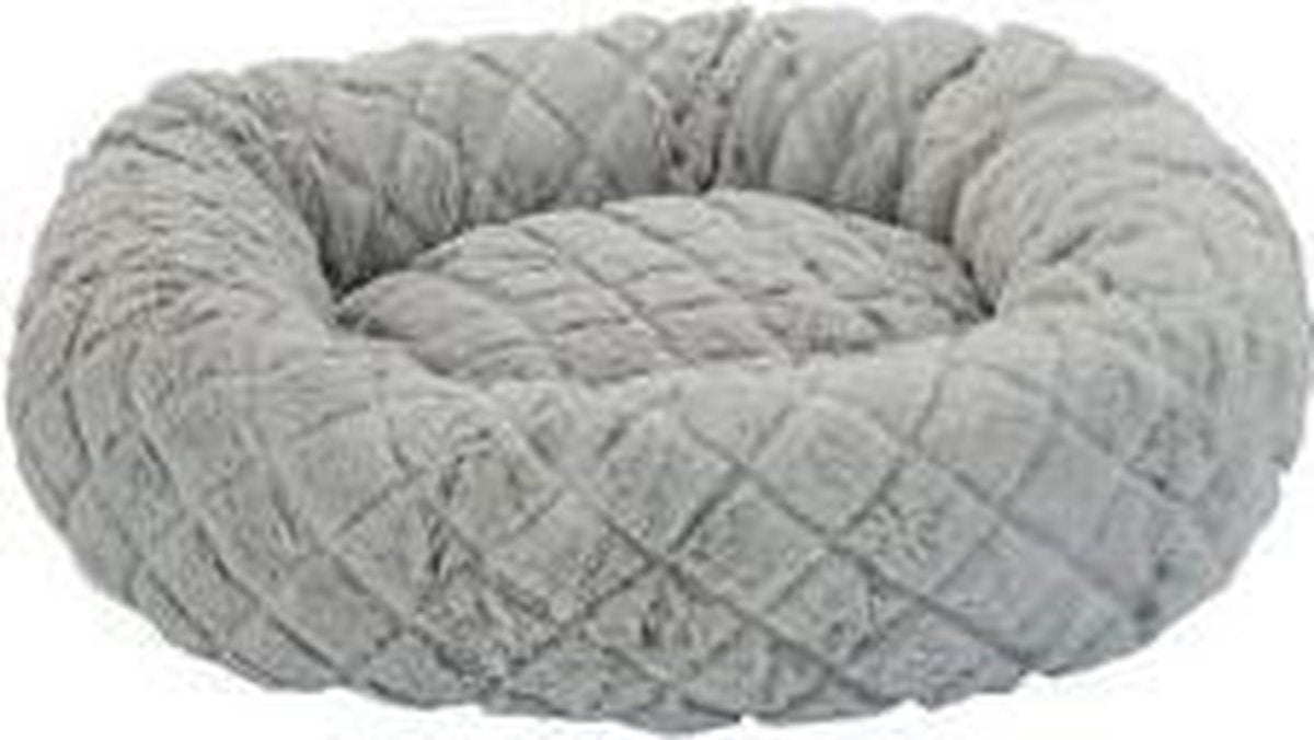  Beeztees Levisa - Kattenmand - Pluche - Grijs - 43x43x13 Cm